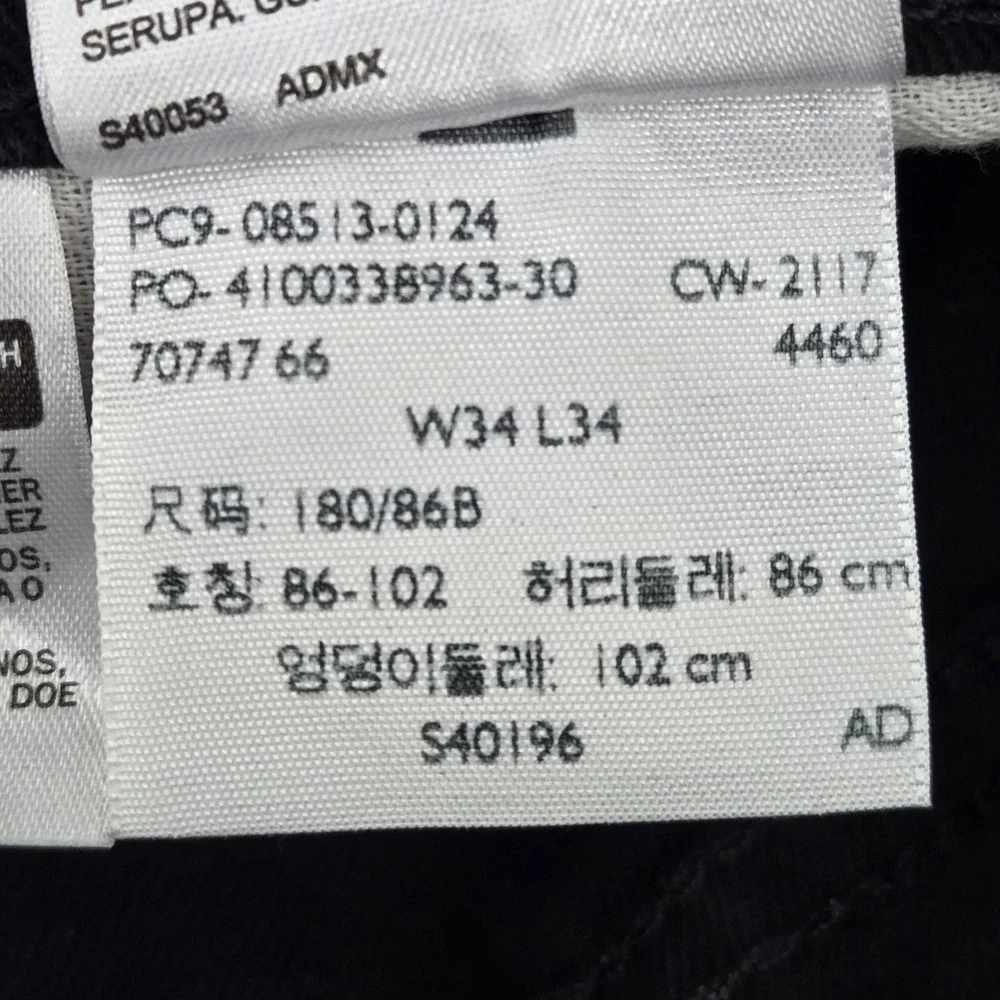 Levi's 513 Men Jeans 34X34‎ Black Denim Slim Straight  32